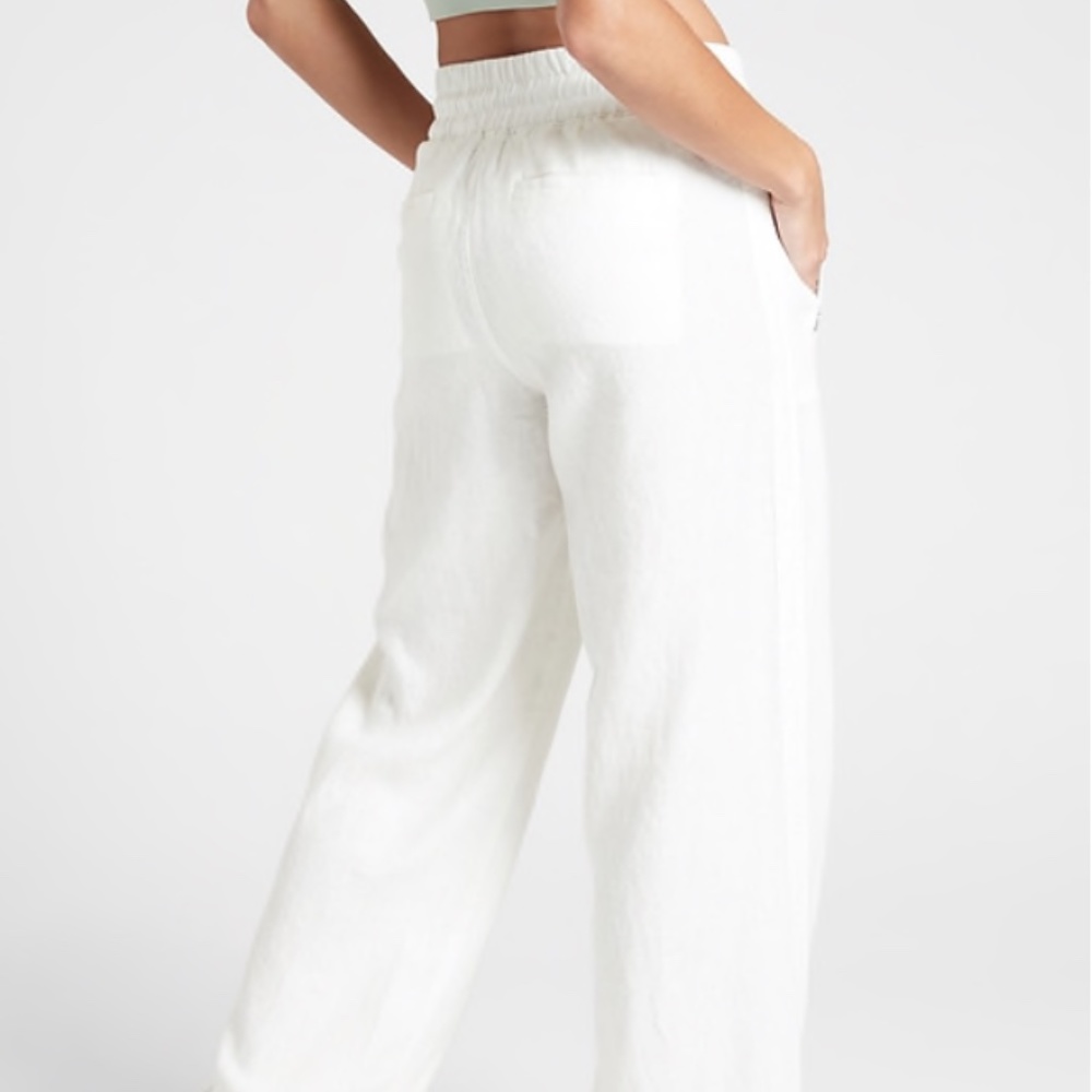 Athleta Cabo Linen Wide Leg Pant - Picture 2 of 6